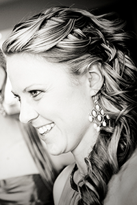 Newcastle bridal hair and makeup — bride ready on wedding day