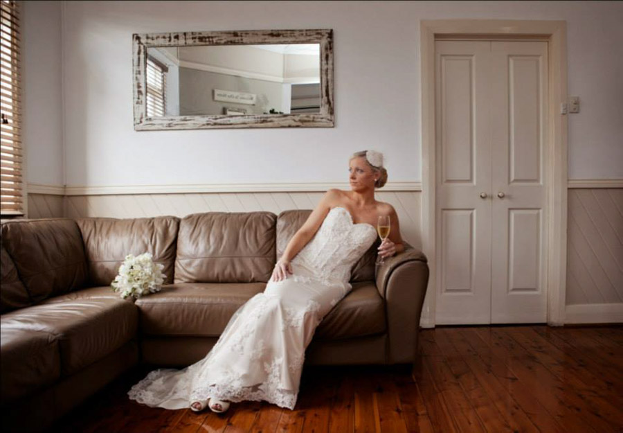 Bride Newcastle Elopement wedding Lake Macquarie